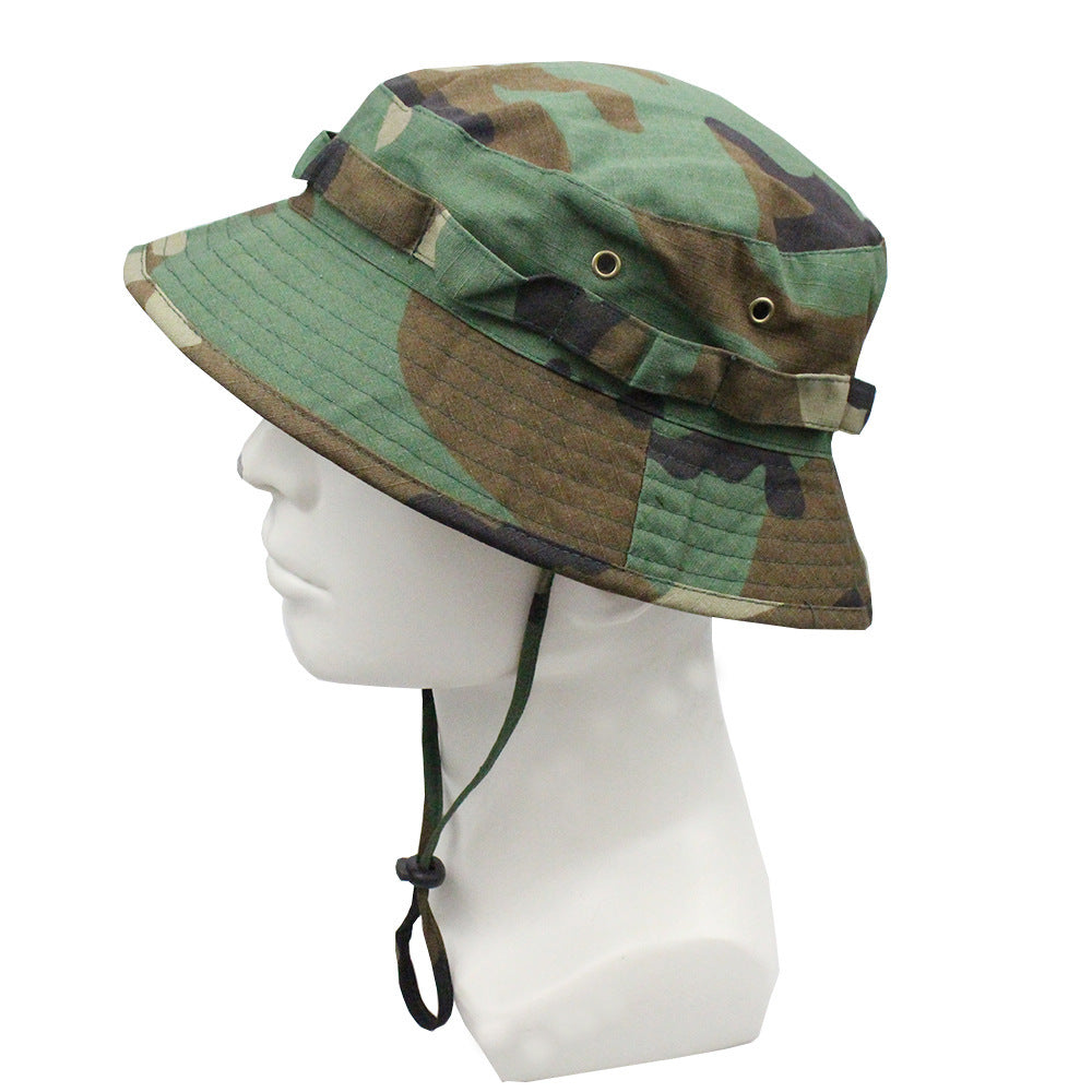 Outdoor Mountaineering Tactics Camouflage Cloth Round Hat