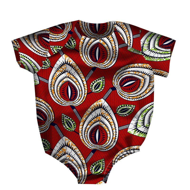 African printed children's jumpsuit