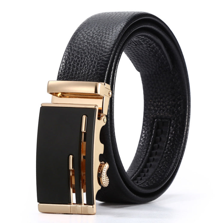 Men's Soft Leather Belt With Automatic Buckle
