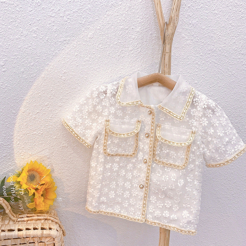 Western Style Small Fragrance Short-sleeved Shorts Suit