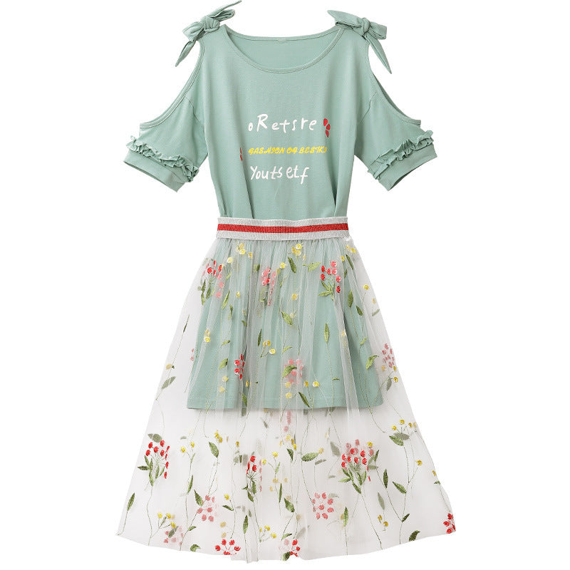 Children dress in fashionable dresses