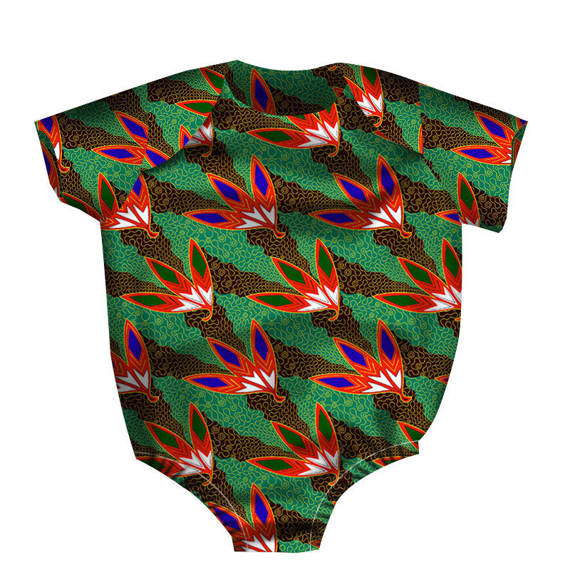 African printed children's jumpsuit