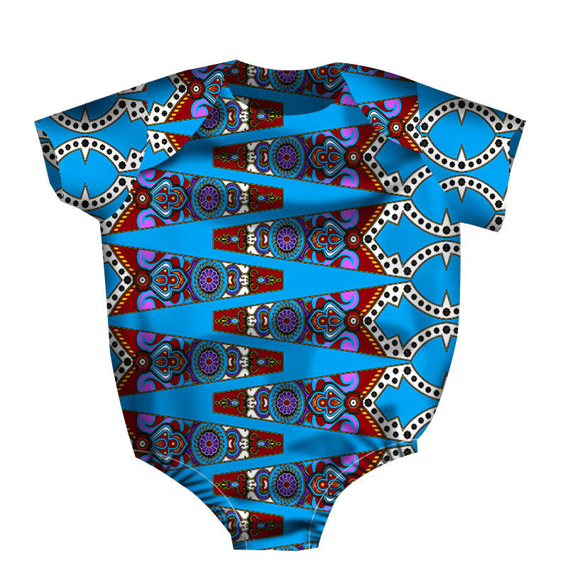 African printed children's jumpsuit