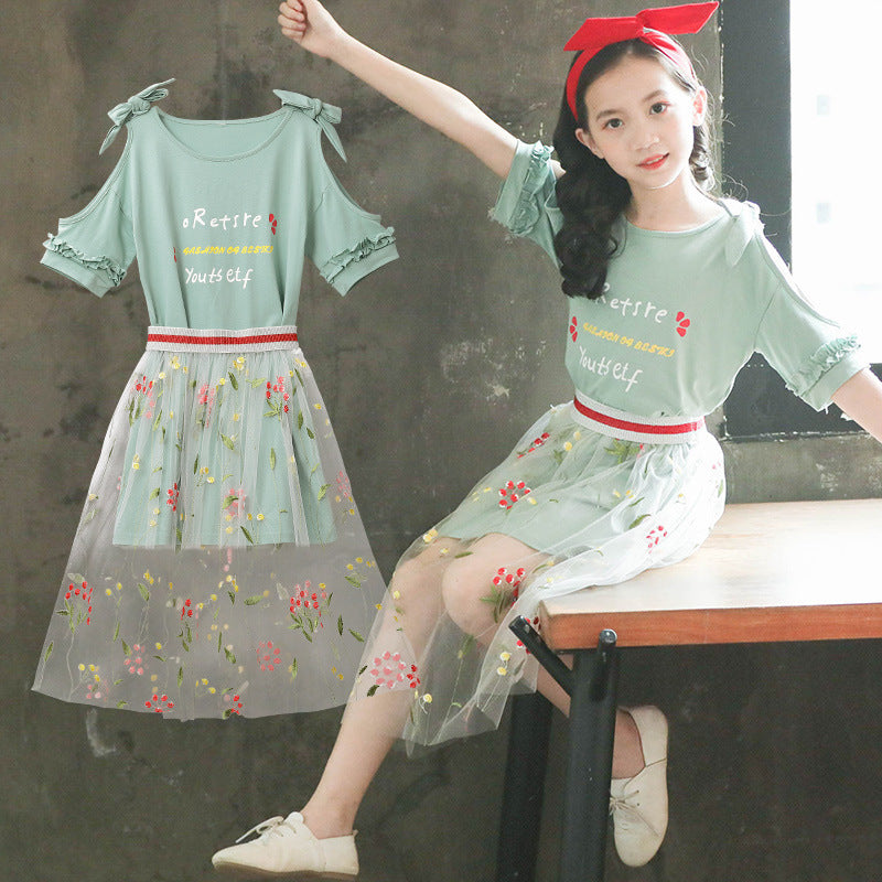 Children dress in fashionable dresses