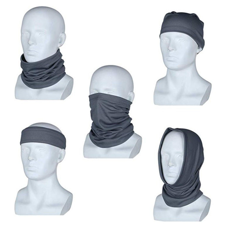 Turban face mask sun protection face towel riding mask