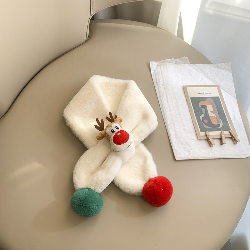 Scarf Children Plush Warmth And Thickening