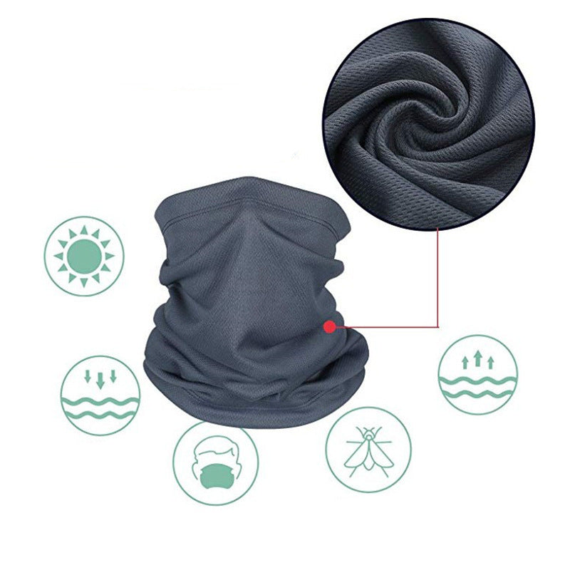 Turban face mask sun protection face towel riding mask