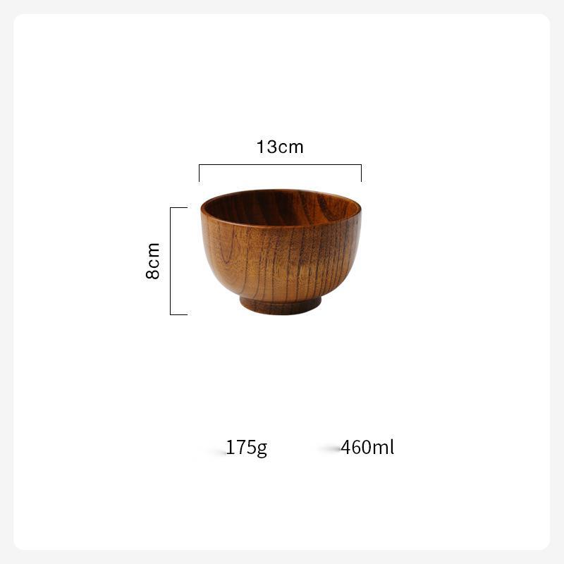 Retro Japanese style wooden tableware