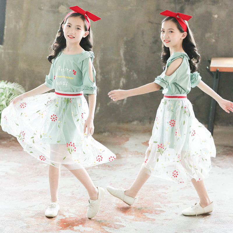 Children dress in fashionable dresses