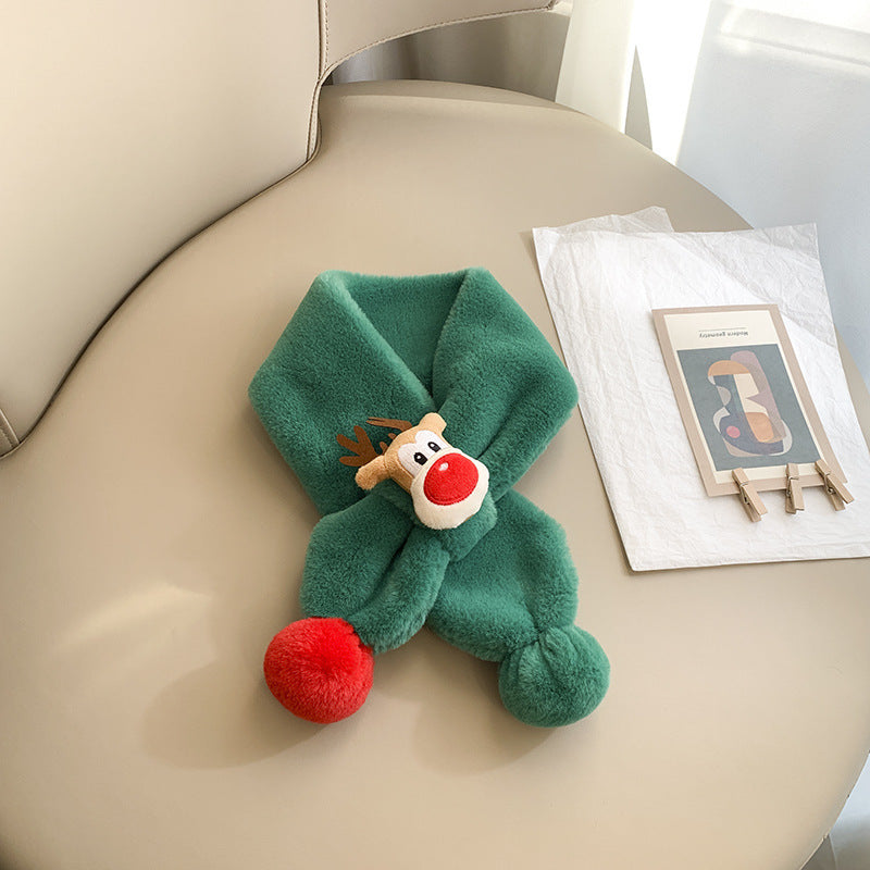 Scarf Children Plush Warmth And Thickening