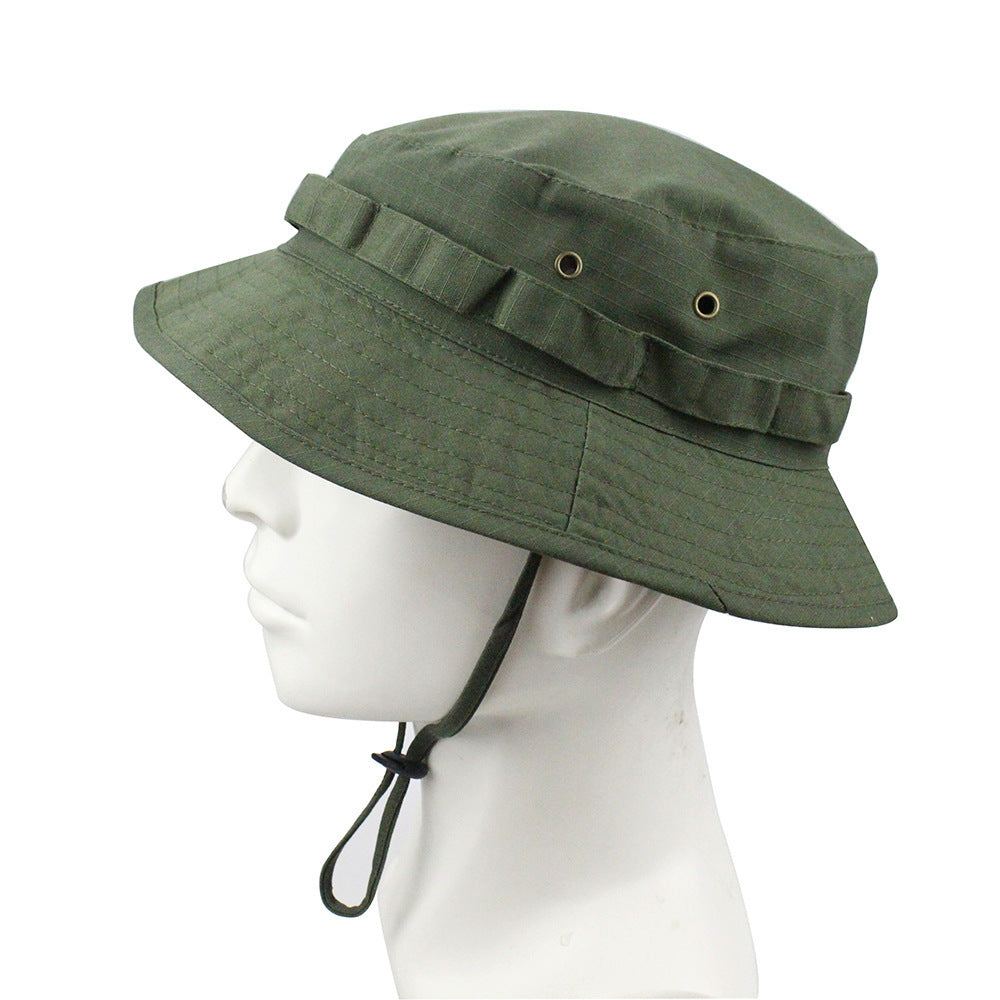 Outdoor Mountaineering Tactics Camouflage Cloth Round Hat