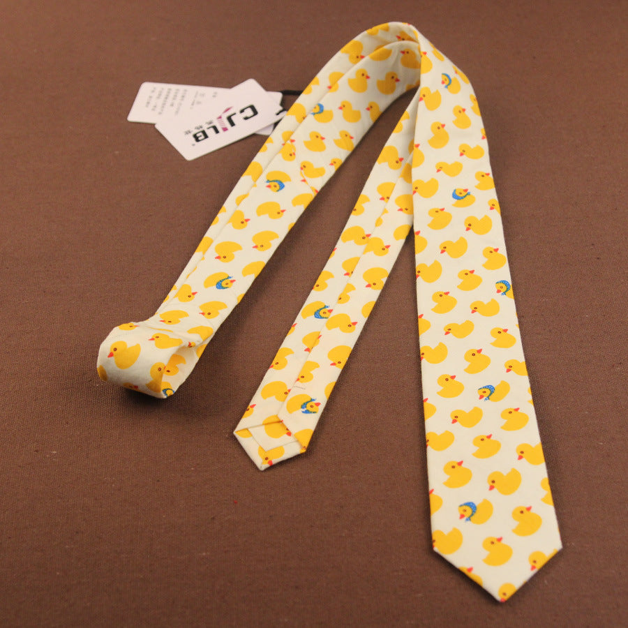 Korean Version Of The Narrow Tide Tie Casual Fashion
