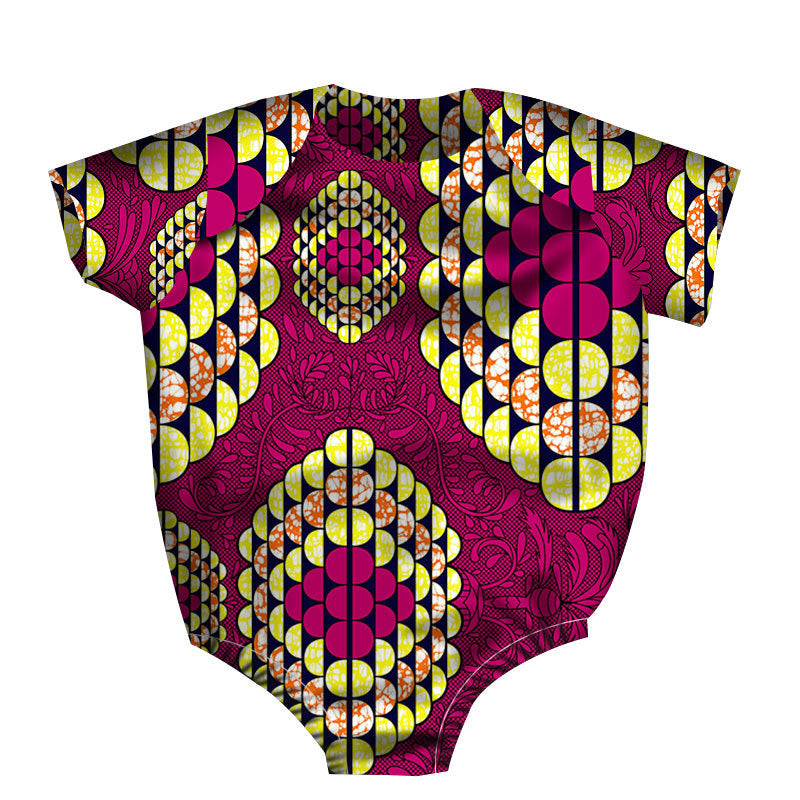 African printed children's jumpsuit