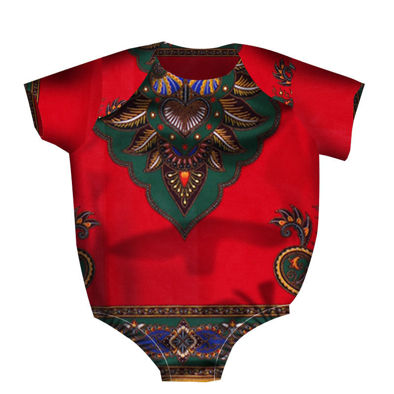 African printed children's jumpsuit