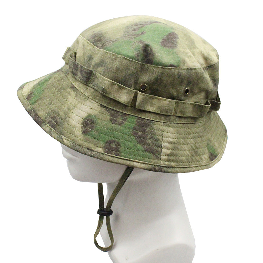 Outdoor Mountaineering Tactics Camouflage Cloth Round Hat