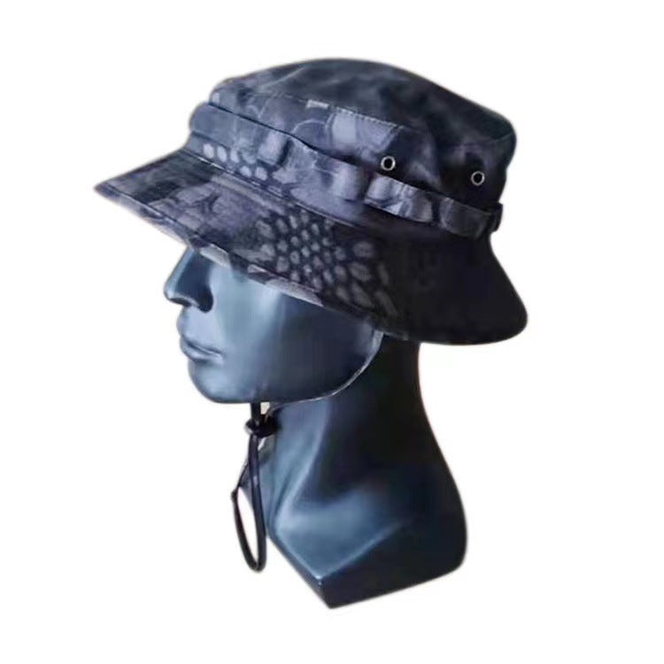 Outdoor Mountaineering Tactics Camouflage Cloth Round Hat