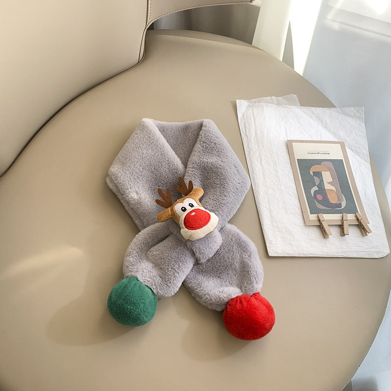Scarf Children Plush Warmth And Thickening
