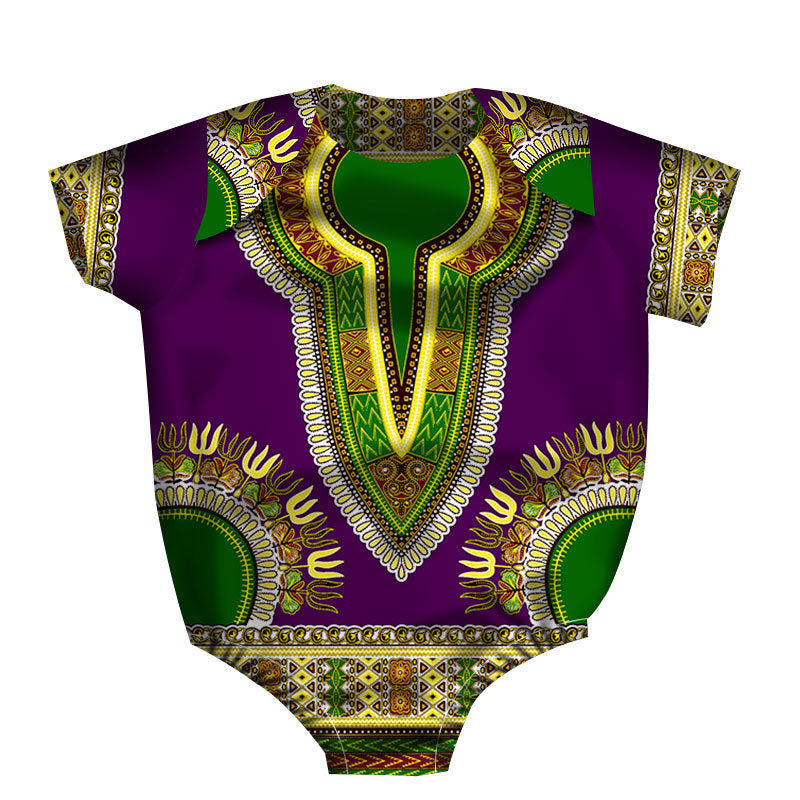 African printed children's jumpsuit