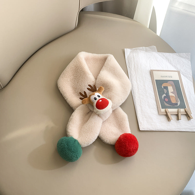 Scarf Children Plush Warmth And Thickening