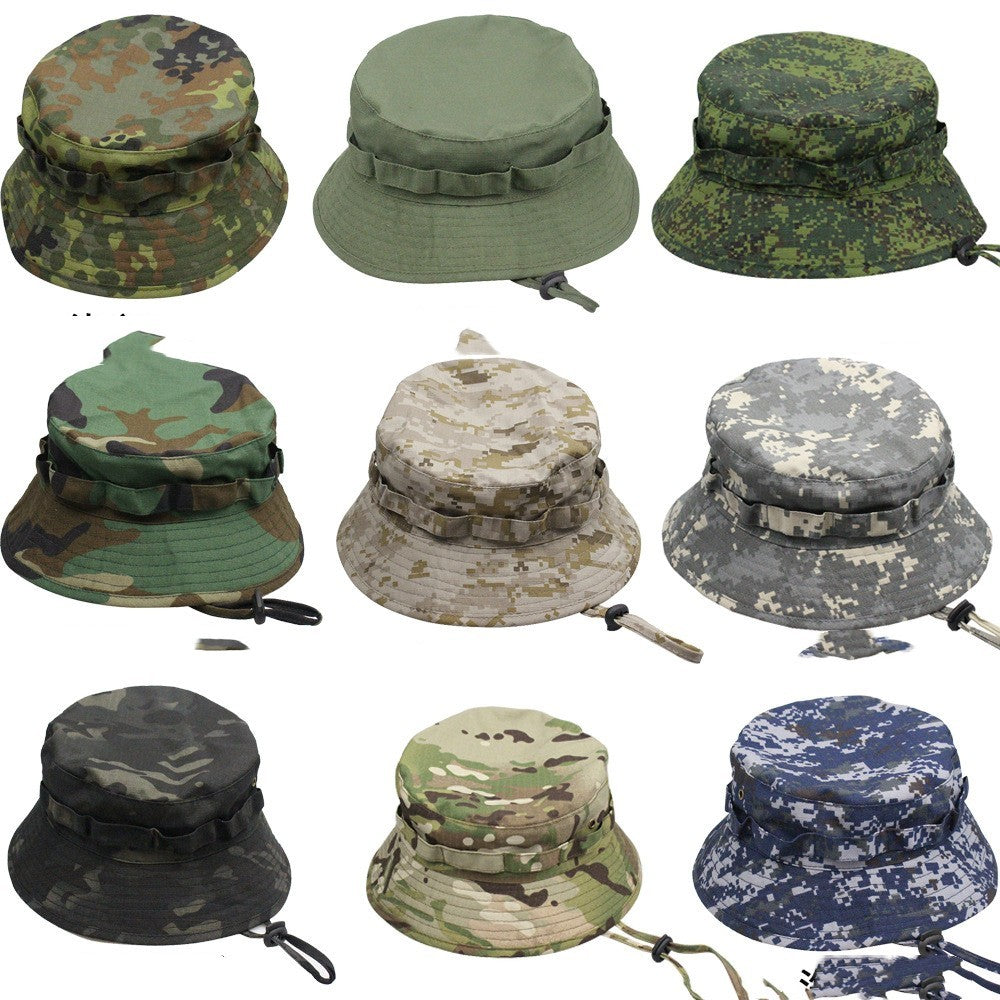 Outdoor Mountaineering Tactics Camouflage Cloth Round Hat