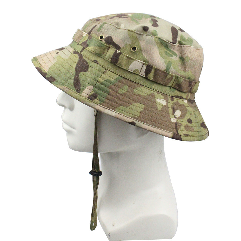 Outdoor Mountaineering Tactics Camouflage Cloth Round Hat