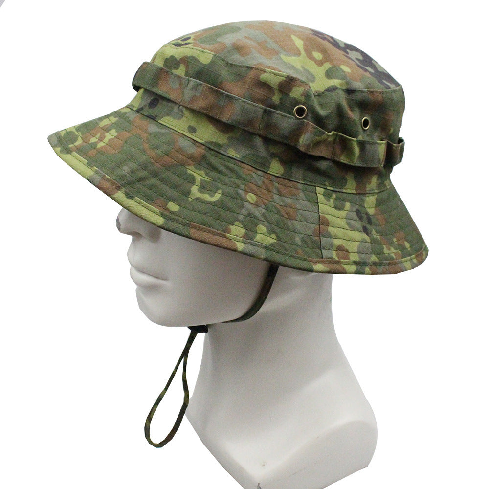 Outdoor Mountaineering Tactics Camouflage Cloth Round Hat