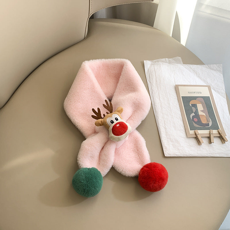 Scarf Children Plush Warmth And Thickening