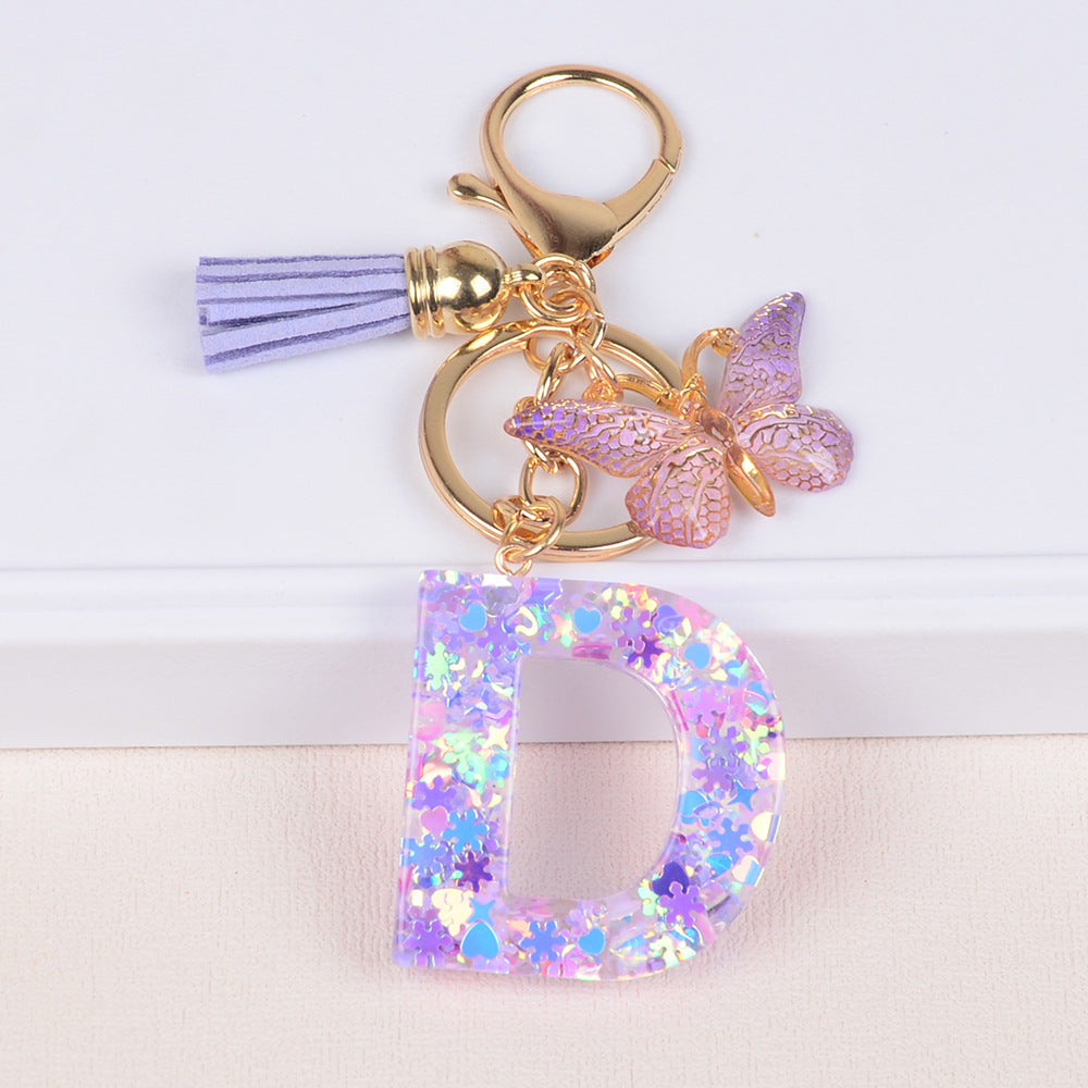 Snowflake Love Sequins Crystal Glue Pendant