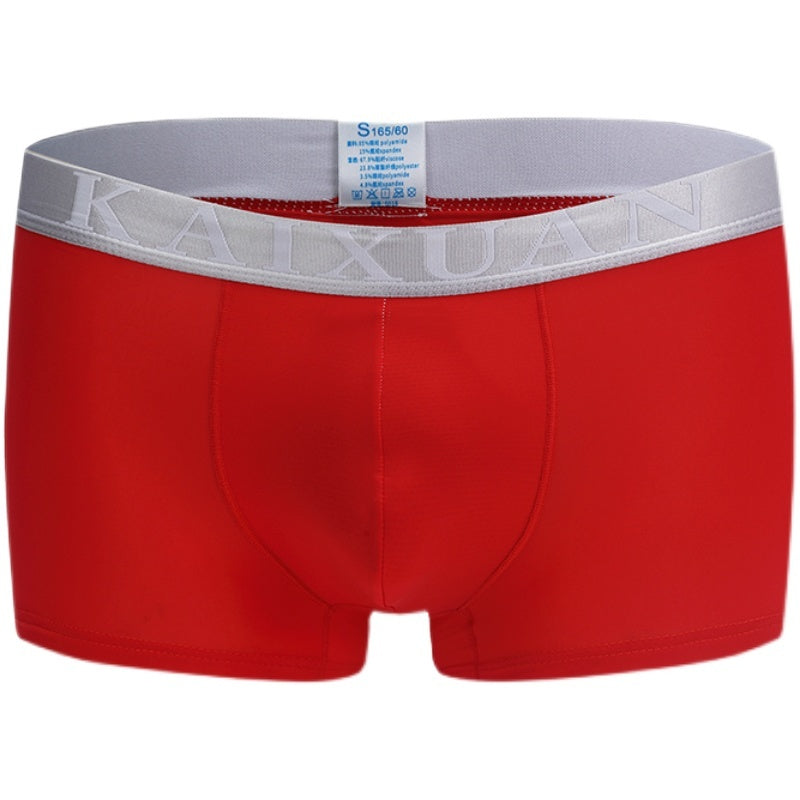 Youth Breathable Sweat-absorbent Dry Ice Silk Boyshort