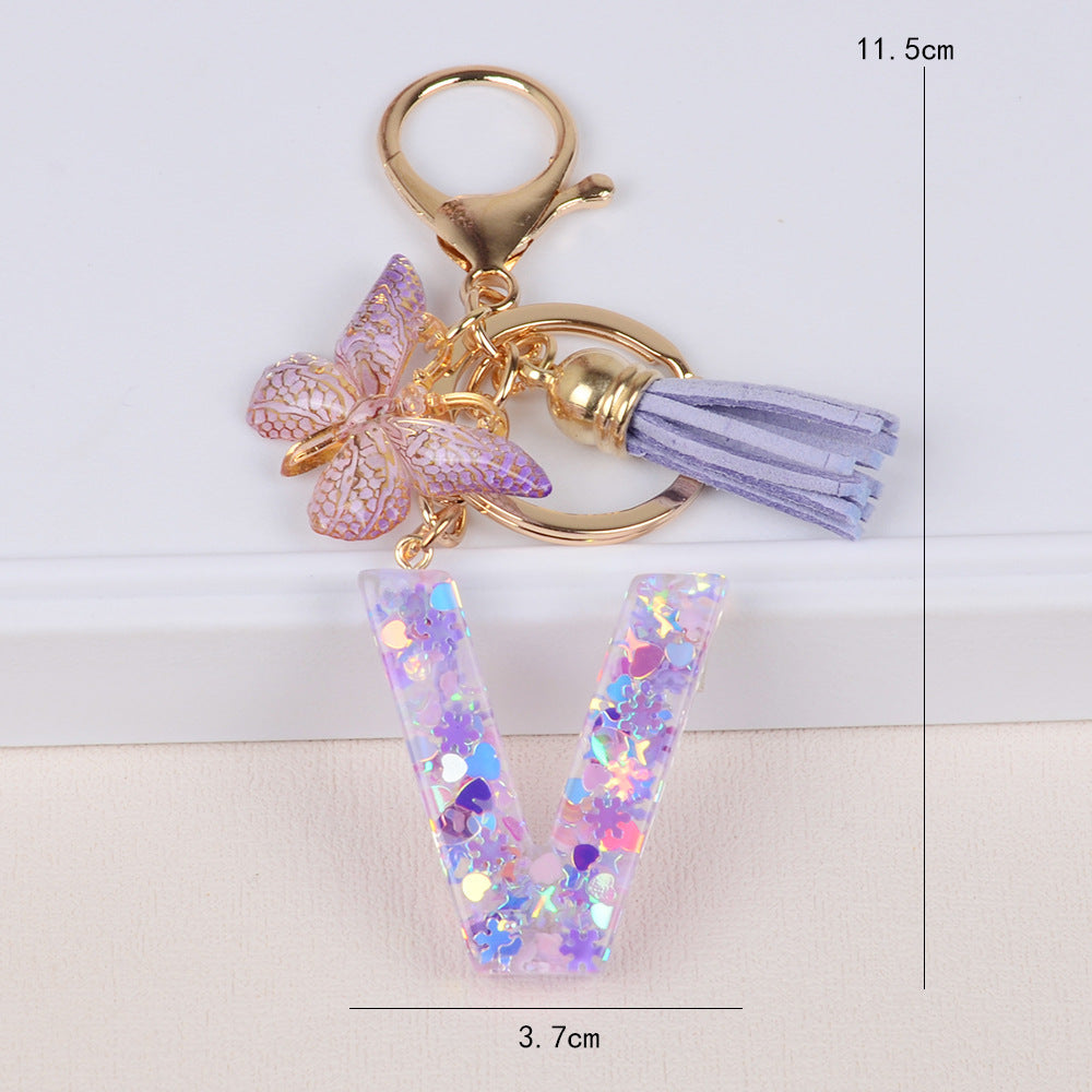 Snowflake Love Sequins Crystal Glue Pendant