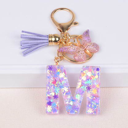 Snowflake Love Sequins Crystal Glue Pendant