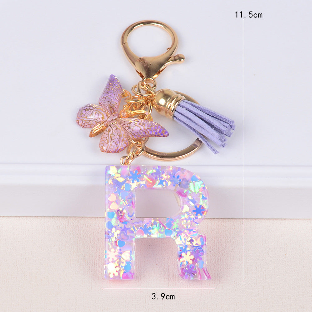 Snowflake Love Sequins Crystal Glue Pendant
