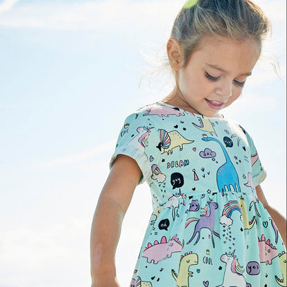Children's knitted skirts