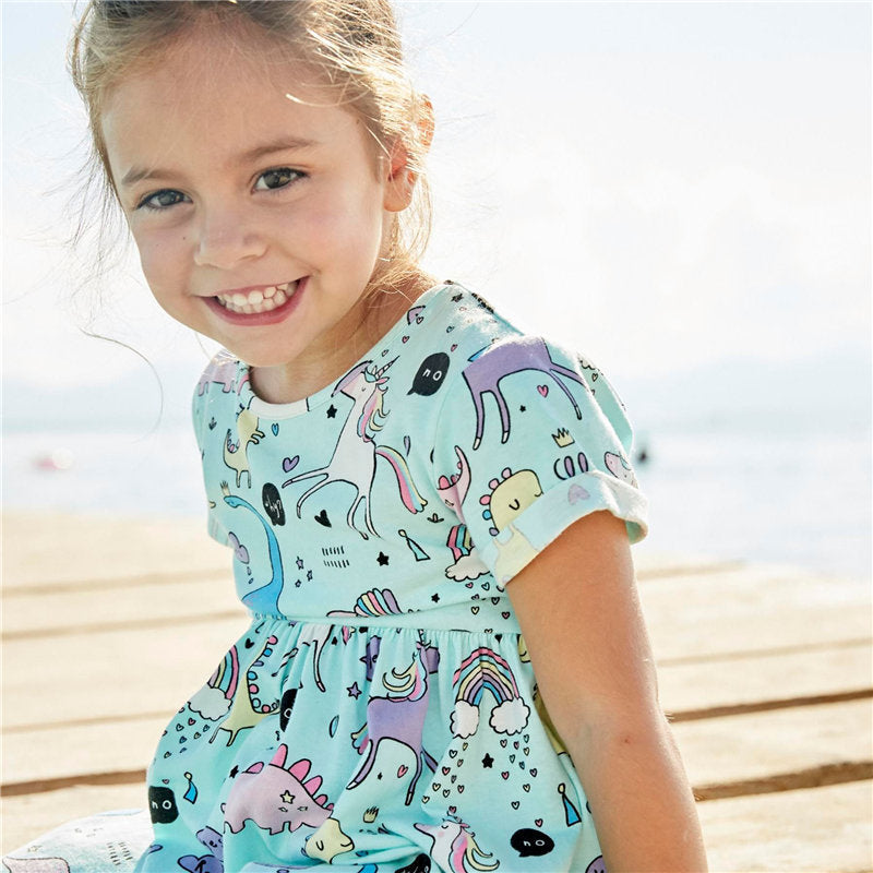 Children's knitted skirts
