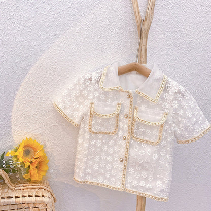 Western Style Small Fragrance Short-sleeved Shorts Suit