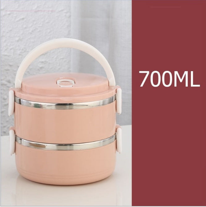 Cute Japanese Lunch Box For Kids School Portable Food Container Stainless Steel