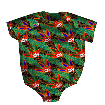 African printed children's jumpsuit