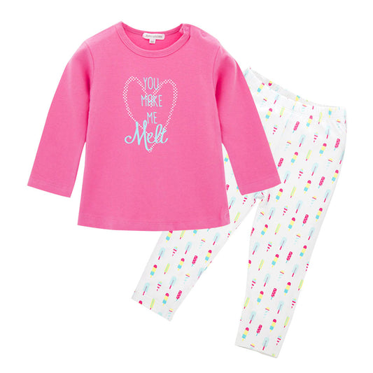 Children's Korean-Style Suit, Two-Piece, Long-Sleeved Trousers, Girl Suit