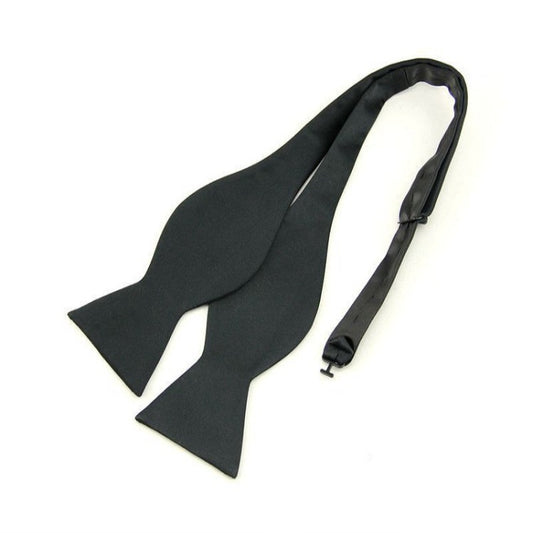 Men's Wedding Flat Head Tie 5 Cm Monochrome Streamer