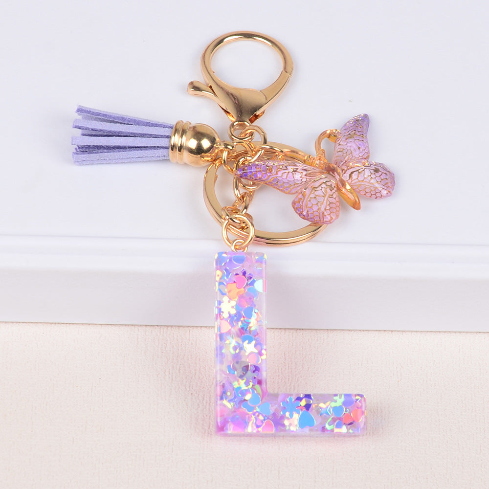 Snowflake Love Sequins Crystal Glue Pendant