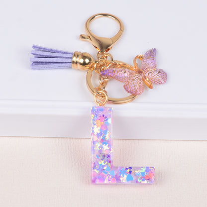 Snowflake Love Sequins Crystal Glue Pendant