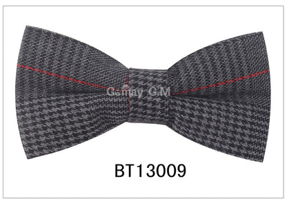 British fashion gentleman double bow tie