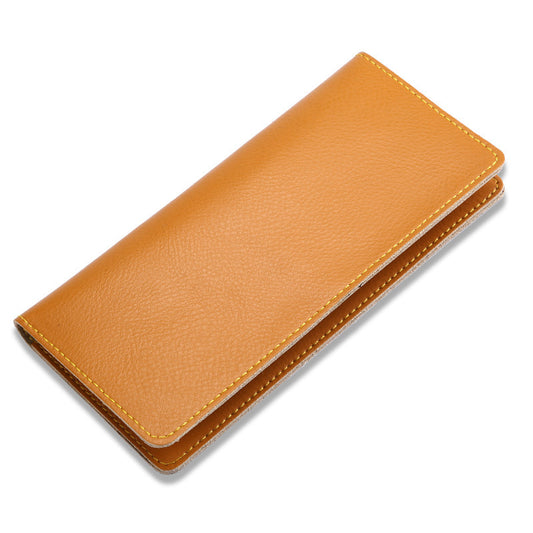 Genuine Cowhide Simple Women's Wallet Fashion