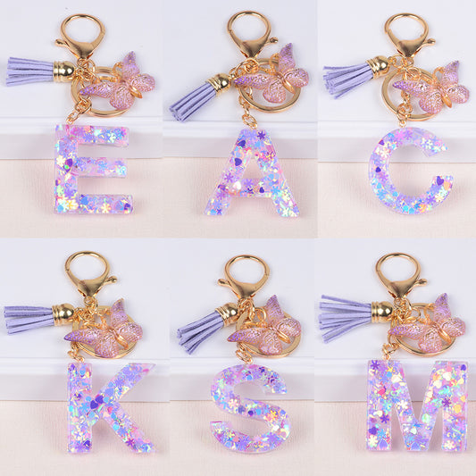 Snowflake Love Sequins Crystal Glue Pendant