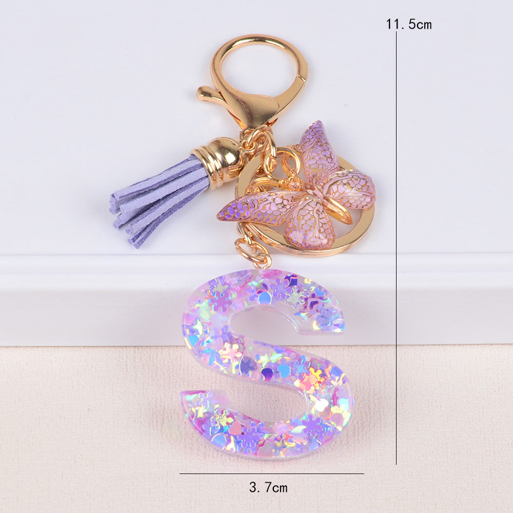 Snowflake Love Sequins Crystal Glue Pendant