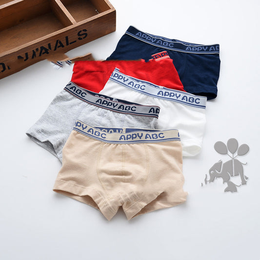 Children's Underwear Boys Baby Cotton ABC Letters 5