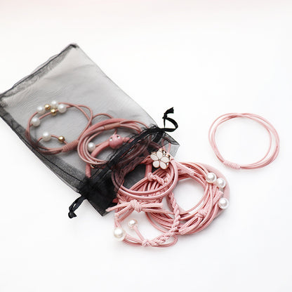 Head Rope High Elastic Rubber Band 12 Pieces Suit