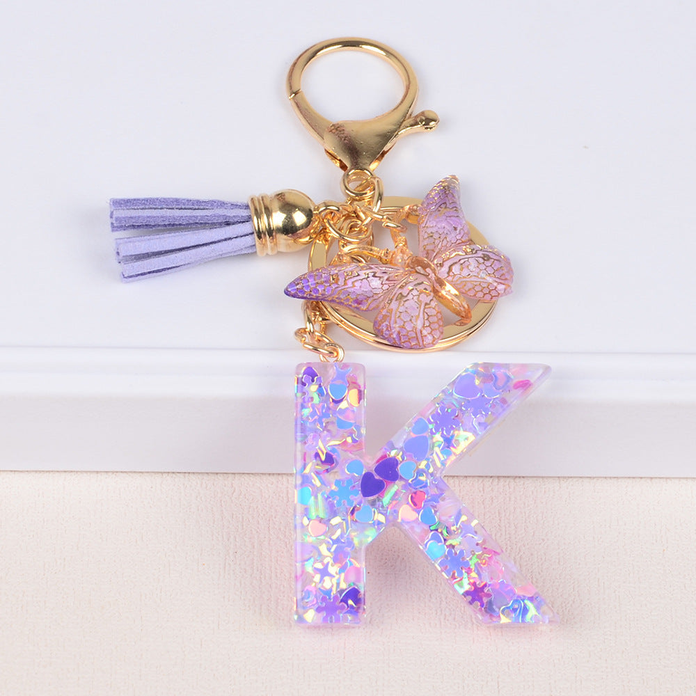 Snowflake Love Sequins Crystal Glue Pendant