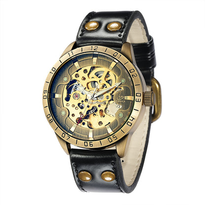 Men's Automatic Mechanical Watch Double-sided Hollow
