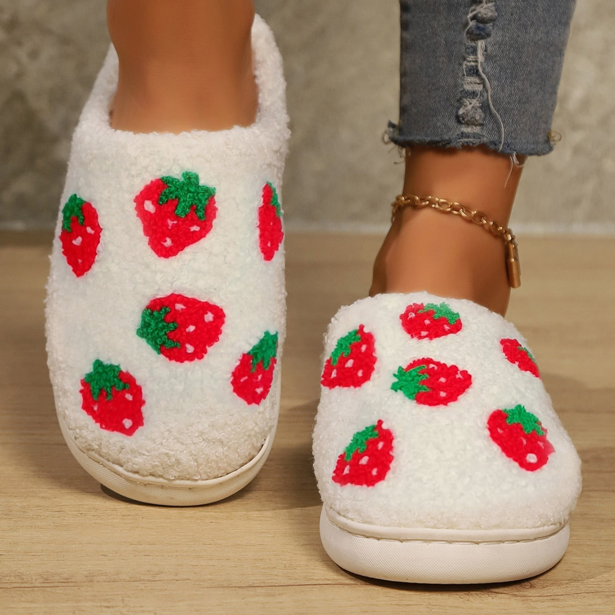 Fruit Pattern Series Men's And Women's Slippers